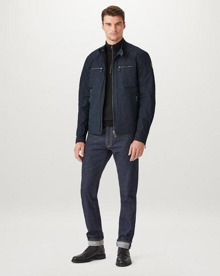 Veste Légère Belstaff Homme Weybridge Bleu Foncé Marine France TW5346017